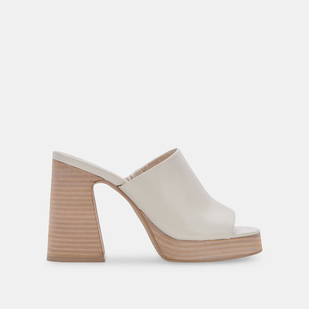 LUKAS HEELS IVORY LEATHER– Dolce Vita 6823007289410