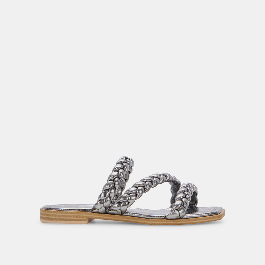 IMAN SANDALS GRAPHITE METALLIC STELLA– Dolce Vita 6838350053442