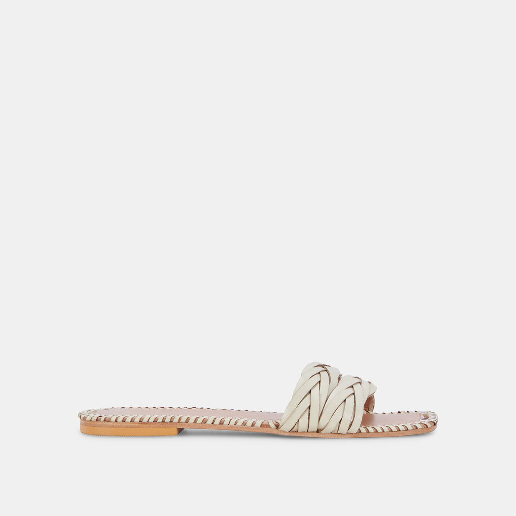 AVANNA SANDALS BONE LEATHER– Dolce Vita 6842799128642