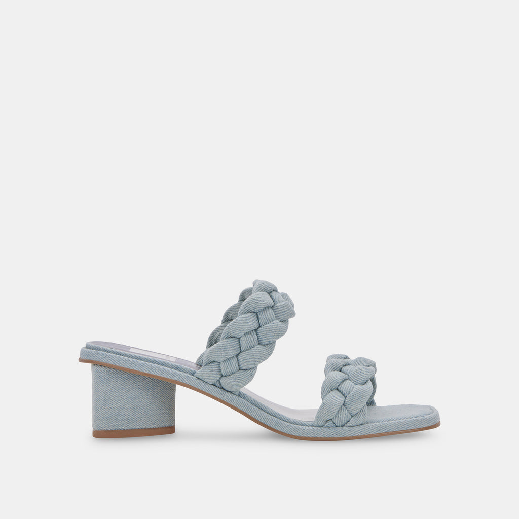 RONIN Sandals Light Blue Denim | Light Blue Braided Sandals– Dolce Vita 6866100322370