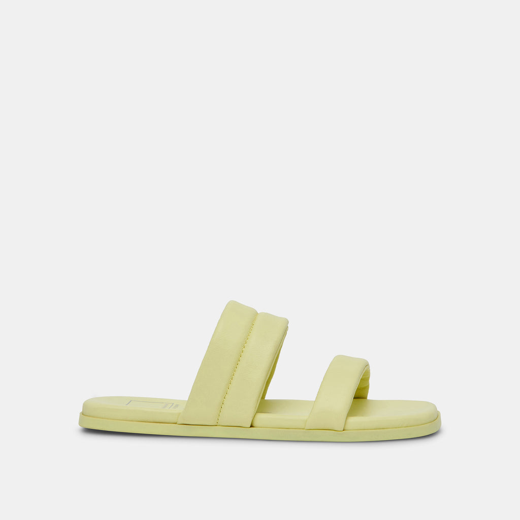 ADORE SANDALS LEMON CREAM LEATHER– Dolce Vita 6893627146306