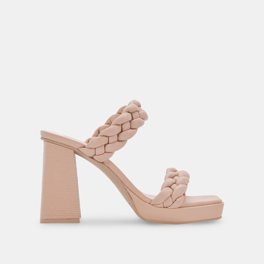 ASHBY Wide Platform Heels Cream Stella | Cream Heeled Sandals– Dolce Vita 6896309076034