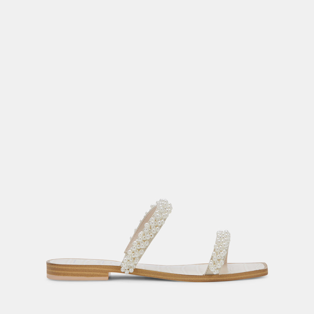 IVEE WIDE SANDALS VANILLA PEARLS– Dolce Vita 6918774489154