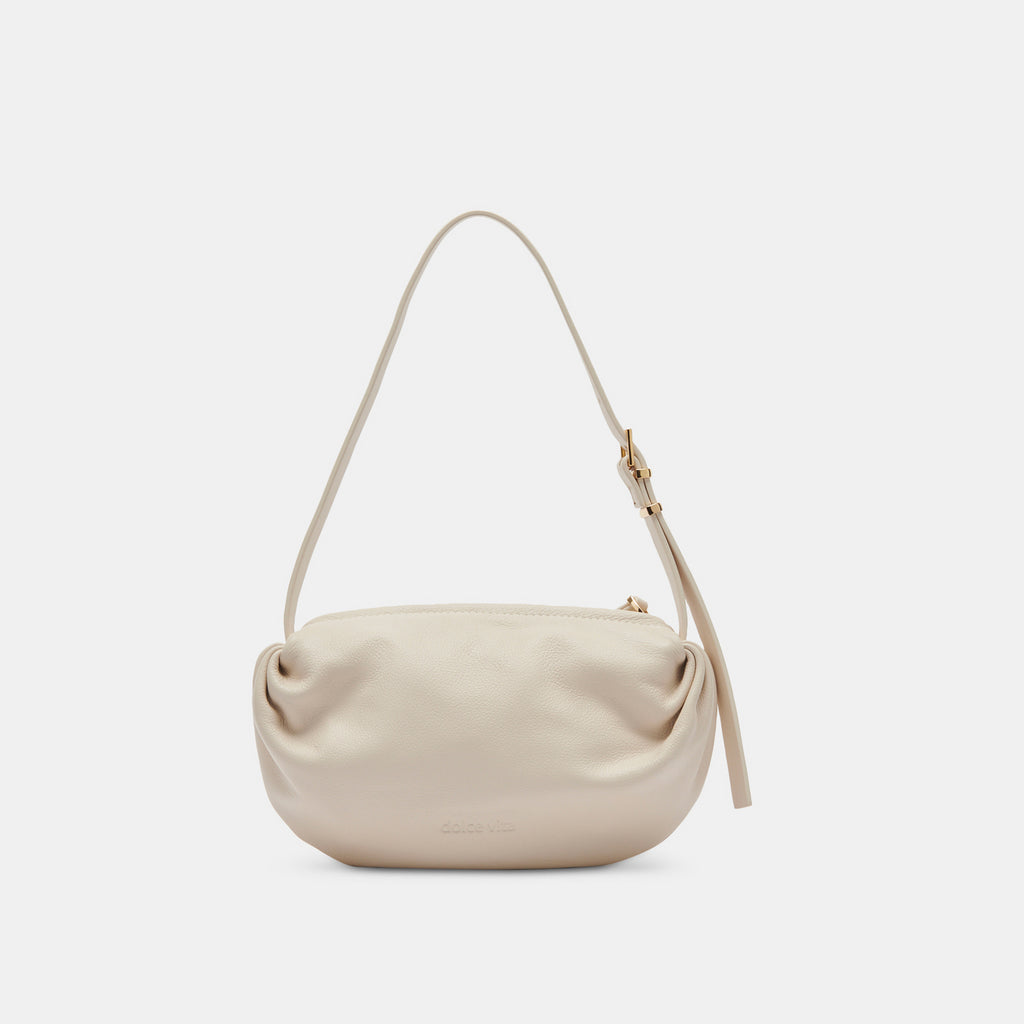 LIVI SHOULDER BAG IVORY LEATHER– Dolce Vita 6940976742466