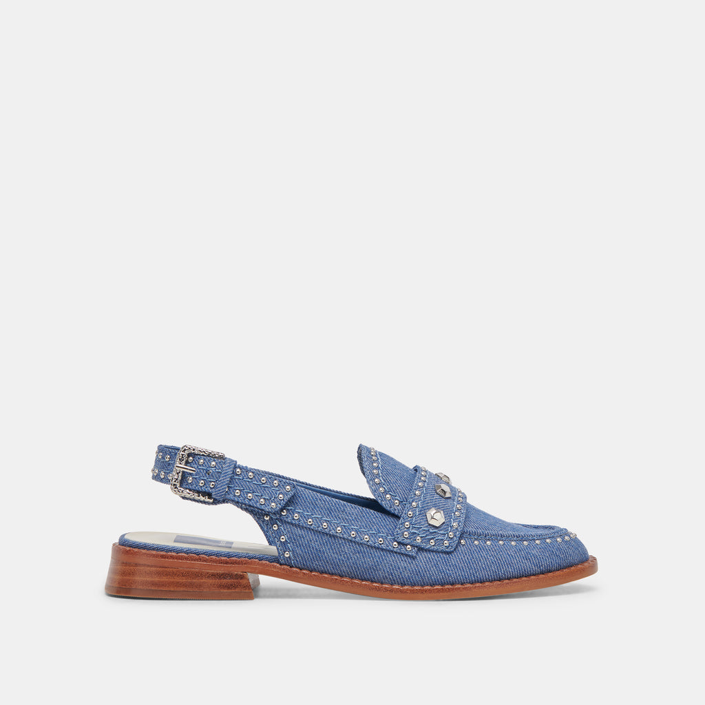 HARDI STUD LOAFERS BLUE DENIM– Dolce Vita 6988669059138